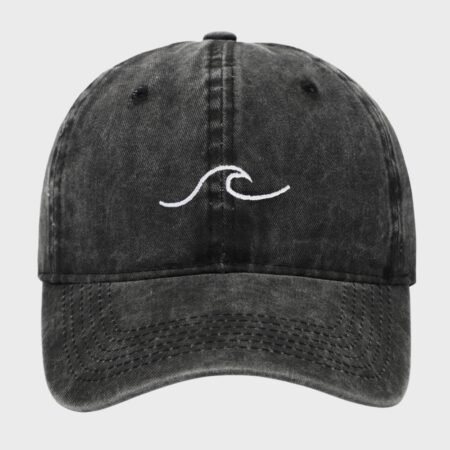 Casquette baseball vintage La Vague noir