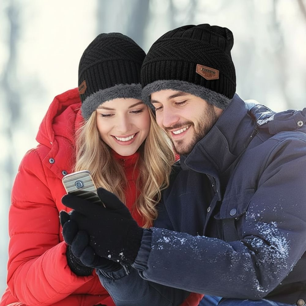Bonnet Doublé en Polaire Unisexe Deux