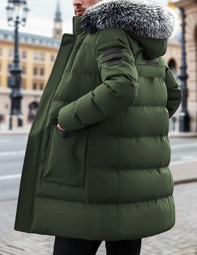 Manteau d’hiver homme Arctic Pro Vert militaire