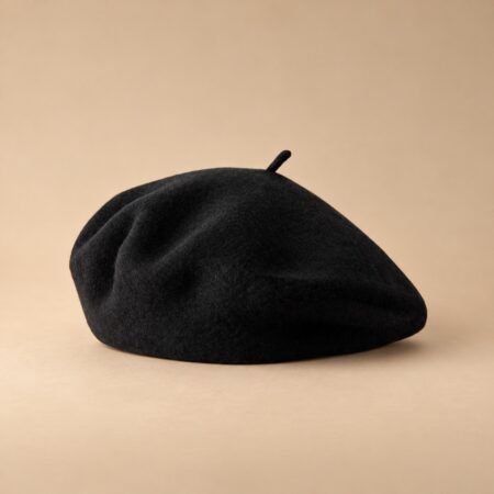 Béret femme noir