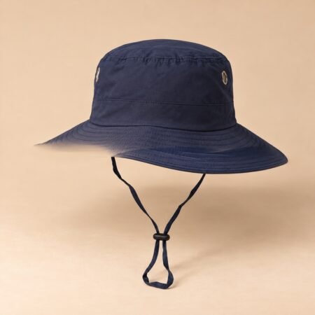 Bob large bord femme bleu marine