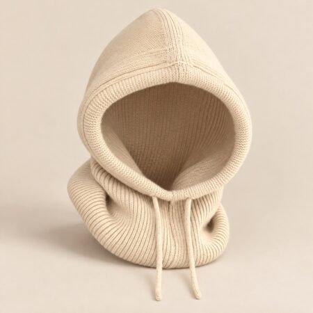 Bonnet cagoule beige