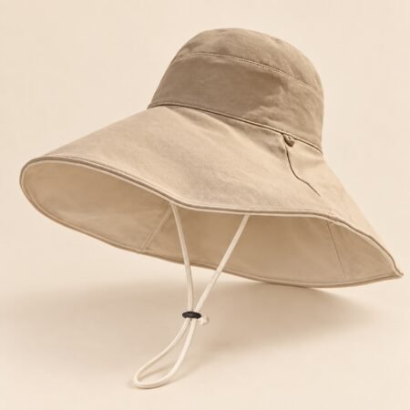 Chapeau anti uv femme beige